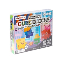 5642 Wooden Cubes Blocks -redka