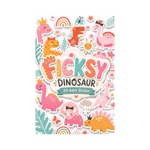Sevimli Dinozor Sticker Seti - 29 Adet Etiket Çıkartma Diğer