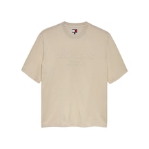 Tommy Jeans Erkek Tişört-dm0dm22330-12824 Bej