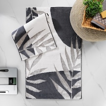 Schafer Home Floral 2 Li Pamuk Floş Banyo Paspası-gri Gri