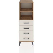Hyperion Dolap 2 Raflı 4 Çekmeceli 44x44x134 Çam-aytaşı Çam