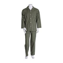 The Don Koyu Yeşil Kareli Poplin Erkek Pijama Takımı