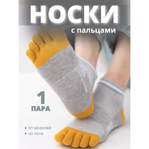 Para Novykh Parmak Uçlu Çoraplar 210412208 Gri