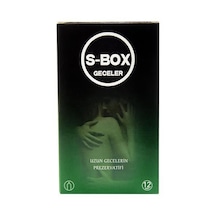 S-Box Özel Kayganlaştırıcılı Geciktiricili Prezervatif 12'li