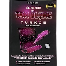BilFen Yayınları 8. Sınıf Türkçe Tam Ölçme