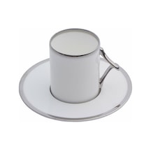 Porland Limoges Platin Kahve Takımı 4 Parça