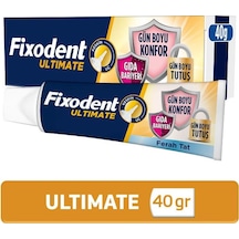 Fixodent Ultimate Ferah Tat Diş Protezi Yapıştırıcı Krem 40g