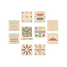 Ahtek Ahşap Klasik Zeka ve Strateji Oyun Seti 10'lu