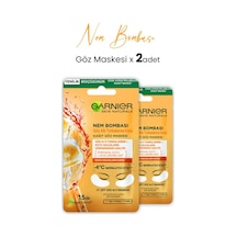 Garnier Nem Bombası Portakal Özlü Kağıt Göz Maskesi 2 x 6 G