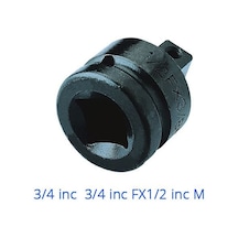 İzeltaş Havalı Lokma Adaptörü 3-4'' 3-4''Fx1-2''M