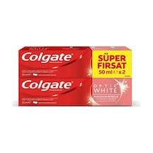 Colgate Optik White Parıldayan Beyazlık Diş Macunu 2 x 50 ML