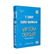 7.Sınıf VIP Tüm Dersler Soru Bankası  -  Mavi Kitap -  Editör
