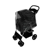 Petcars Şeffaf Köpek Ve Kedi Arabası Yağmurluğu Pembe