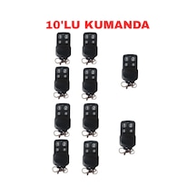 Uk-911 433.92mhz Kopyalanabilir Garaj Kumandası Bft Nice Beninca Uyumlu 4 Tuşlu 10 Adet