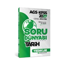 Yediiklim 2027 Ags- Kpss Genel Kültür Tarih Soru Dünyası Yediiklim Yayınları