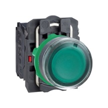 Schneider Xb5aw33b5  Yeşil Işıklı Buton  1na-1nk  Yaylı Tip  24v N11.1162
