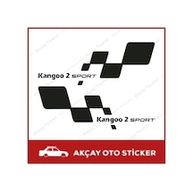 Kangoo 2 Sport Sticker Kango 2 Sticker Renault Araç Sticker