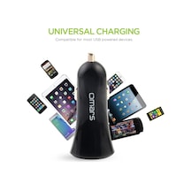 Novoo 3.4a 17w Çift Usb Çıkışlı Araç Şarj Cihazı