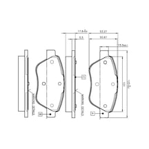 Fiat Albea On Fren Balatasi 1.3 Multijet 2004-2012 Bosch 0986tb2835