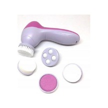 Pilli Beş Başlıklı Yüz Cilt Temizleyici Peeling Seti Yüz Masaj Aleti 5 In 1 Karışık