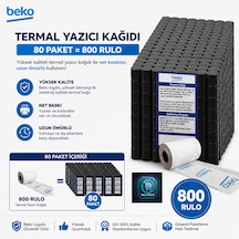 X30 Tr - 300 Tr - 220 Tr - 400 Tr Yazarkasa Termal Pos Rulosu 80 Paket - 800 Adet