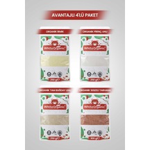 Bebek İrmiği+Pirinç Unu+Tam Buğday Unu+ Bebek Tarhanası+Organik Bebek Ek Gıda Seti