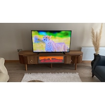 Desing Tv Sehpası 200 Cm Şömineli Ceviz