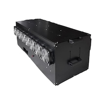 RigBu Kapalı Mining Rig Kasası SK101 Fanlı Siyah