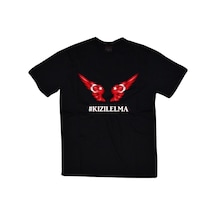 Stoned&Fame Kızılelma Baskılı T-shirt SIYAH