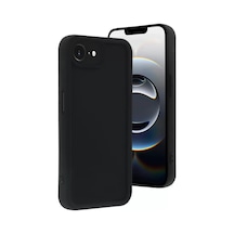 Newface Apple Uyumlu İphone 16e Kılıf Viera Silikon - Siyah - Özel Seri 8683140844356