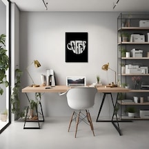 Modern Metal Duvar Sanatı Kahve Coffee Metal Duvar Tablosu İmza