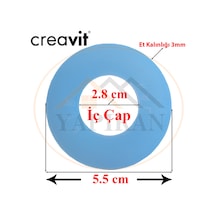 Creavit Gömme Rezervuar İç Takım Boşaltma Grubu Contası silikon