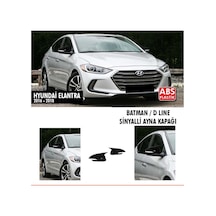 Elantra Batman Ayna Kapağı Piano Black Sinyalli / 2016 - 2018