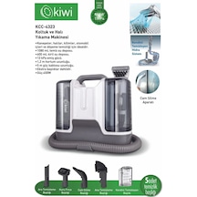 Kiwi Koltuk Halı Yıkama Ve Leke Çıkartma Makinesi Beyaz Kcc-4323