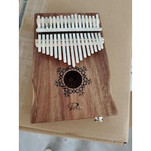 Puka Pk-2eq Koa Ağacı Profesyonel Jak Girişli Kalimba Seti