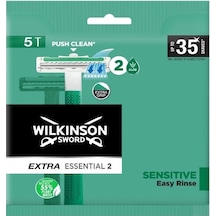 Wilkinson Sword Extra Essential 2 Bıçaklı Erkek Kullan At Tıraş Bıçağı 5'li