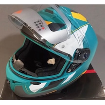 Rs2 320 Dp815 Yeşil Sarı Siyah Kapalı Kask