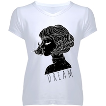Women V Yaka Dream Kadın V Yaka Tişört