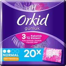 Orkid Tekli Günlük Koruma Günlük Ped 20'li