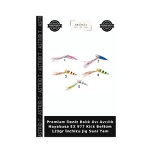 Premium Deniz Balık Avı Avcılık Hayabusa Ex 977 Kick Bottom 120gr İnchiku Jig Suni Yem