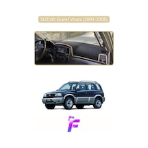 Suzukı Grand Vitara 2003-2006 Uyumlu Torpido Örtüsü Yansıma Önleyici Tam Koruma K43