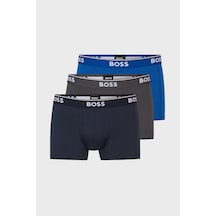 Boss 50475274 487 Erkek Boxer Saks-Lacivert-Haki Saks - Lacivert