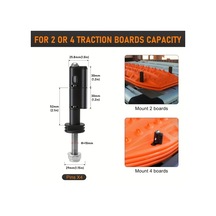 Xuweiwei Maxtrax Mkıı Kurtarma Levhası 4 Adet Kilitli Çalınma Önleyici Montaj Pimi