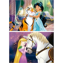 Educa 2x16 Parça Disney Princess Ahşap Puzzle 1