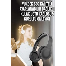 Ceylan Adam Kulak Üstü Kablosuz Bluetooth Kulaklık Gürültü Önleyici Uzun Şarj Süreli
