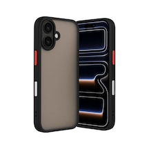 Apple İphone 17 Kılıf Montreal Silikon Kapak - Siyah 0.2M-Çok Renkli