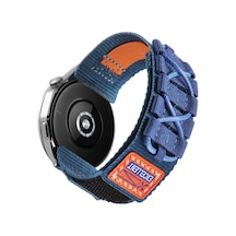 Huawei Watch Gt Gt2 Gt3 Gt4 42mm Kordon Orbital Örgülü Halat Tasarımlı Naylon Kumaş Strap 112