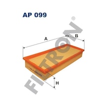 Fıltron Ap099 Hava Filtresi Ford Mondeo I (Bnp/Gbp) 1.8 Td 88Hp 06/93-08/96