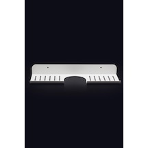 Metal Banyo Mutfak Düzenleyici Mutfak Organizer Şampuan Rafı 40 Cm Beyaz Beyaz