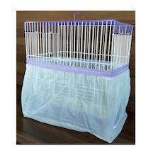 Büyük Boy Xxl Kuş Kafes Tülü 60 X 35 X 30 Cm Mor